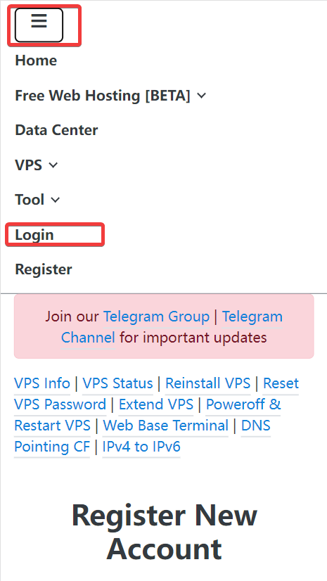 Hax login your account