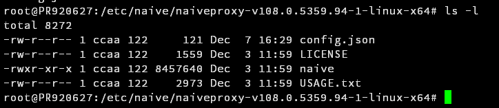 NaiveProxy的Linux客户端