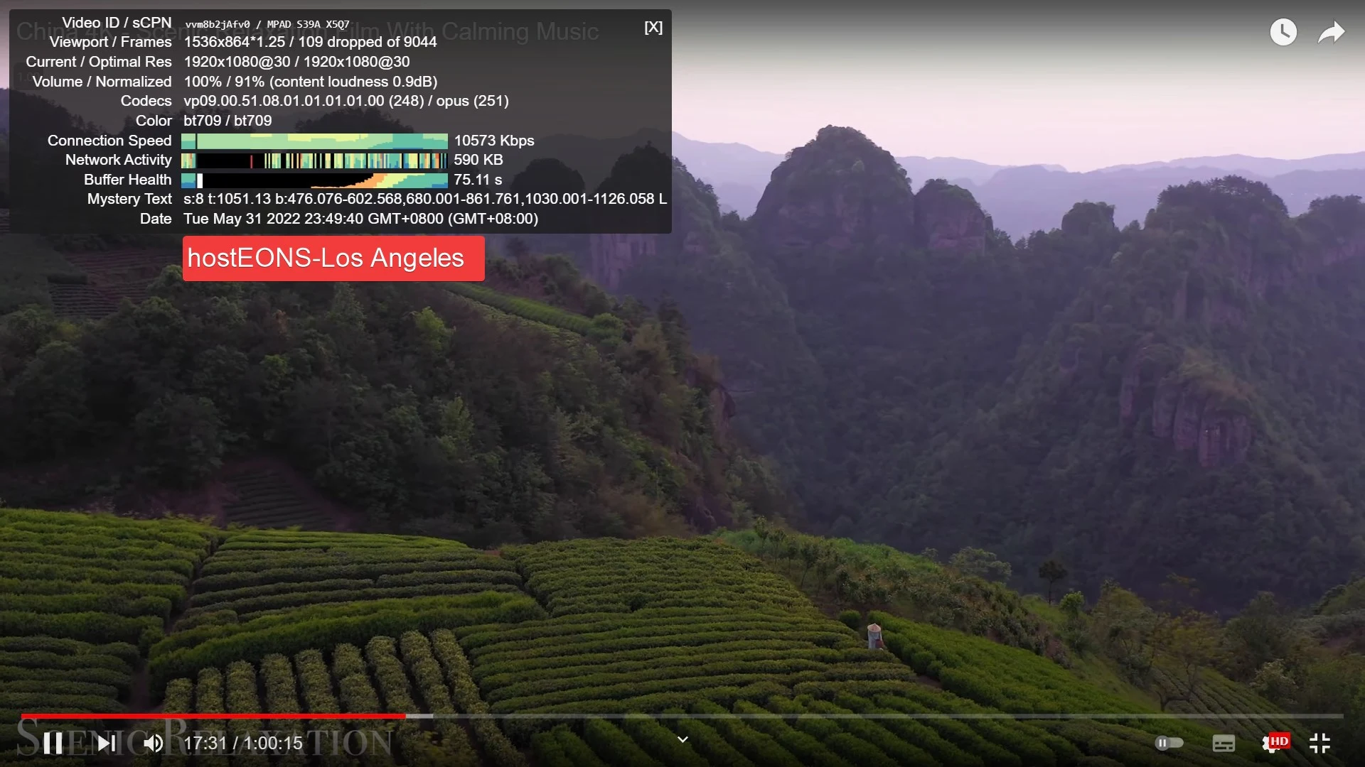 hostEONS VPS Youtube测速 hostEONS VPS Youtube测速