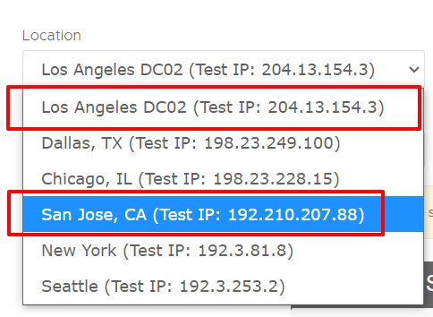 RackNerd 购买VPS 选择数据中心 data center 地点 location RackNerd 购买VPS 选择数据中心 data center 地点 location