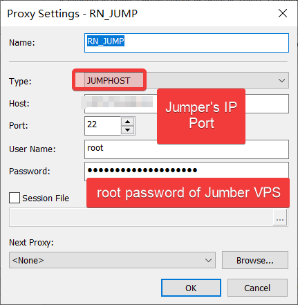 Xshell设置proxy JUMPHOST Xshell set proxy